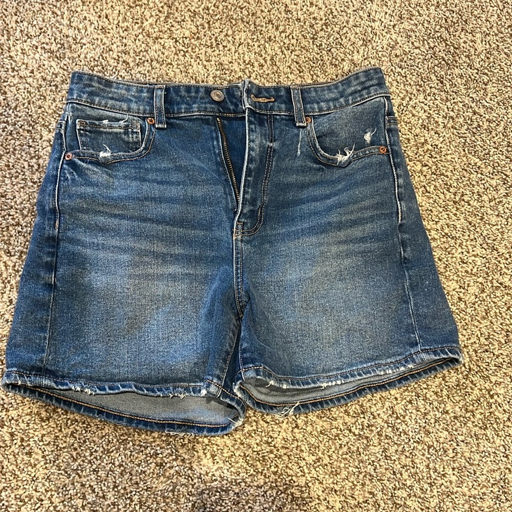 American Eagle Highest Rise Baggy Jean Short